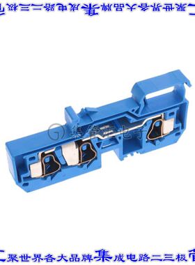 284-684 端子块连接器3POS馈通式10.0mm蓝色8-24AWG