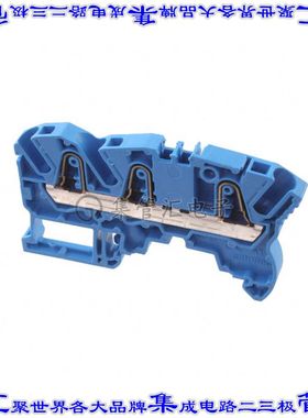 1SNK706021R0000 端子块连接器3POS馈通式6.0mm蓝色10-26AWG