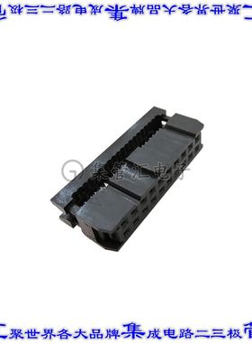 FCS-20-SG 矩形连接器20POS插口2排2.54mm母插口黑色IDC镀金自由