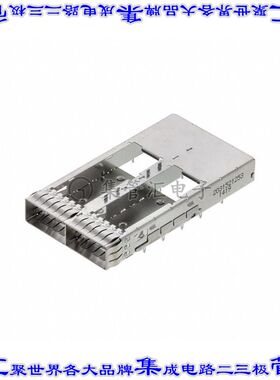 2031521253 插拔式连接器机架成组(1 x 2)QSFP-DD通孔直角压配