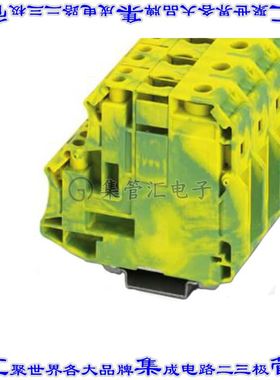3213144 端子块连接器5POS接地地面20.3mm绿色黄色3/0-4AWG