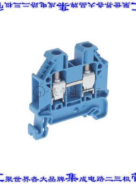 XW5T-S6.0-1.1-1BL 端子块连接器2POS馈通式8.0mm蓝色8-24AWG