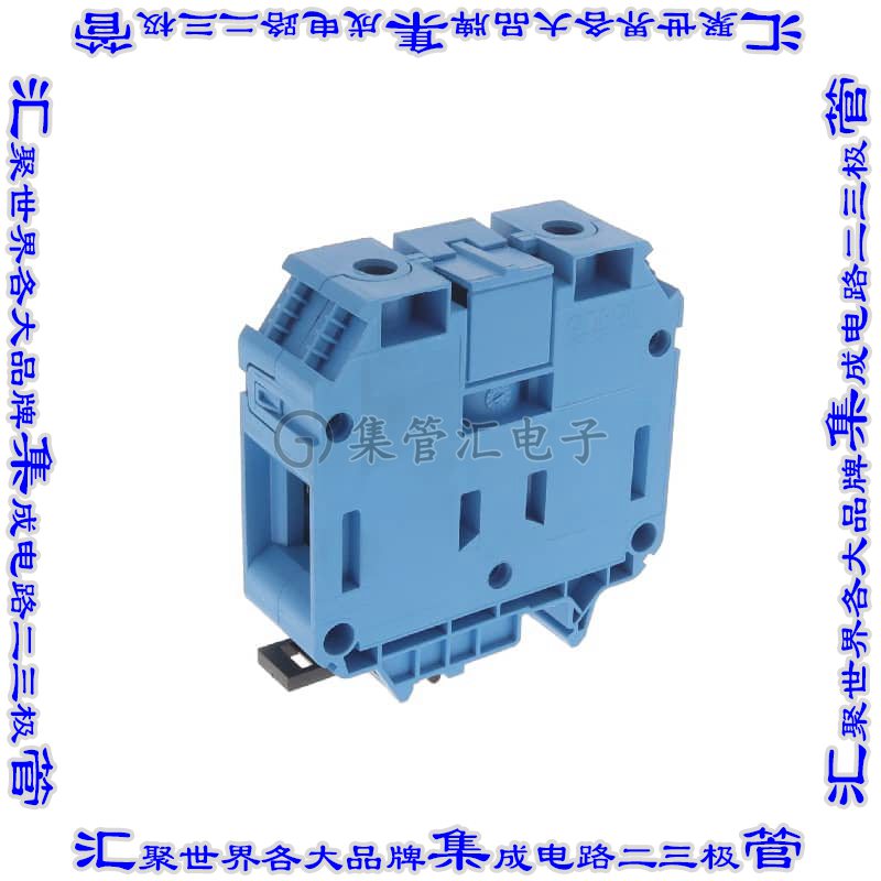 XW5T-S70-1.1-1BL 端子块连接器2POS馈通式24.0mm蓝色2/0-6AWG