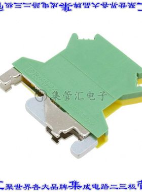 441025 0441025端子块连接器2POS接地地面6.2mm绿色黄色12-30AWG