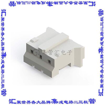 140-503-210-011 矩形连接器外壳3POS插座2mm母形插口天然色自由