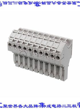 1SNK806734R0000 端子块连接器10POS插头母插口灰色自由悬挂