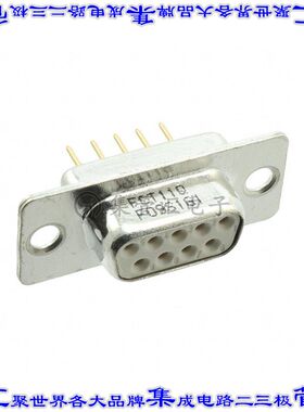 1727040077 连接器9POS插座母插口2排D-Sub通孔