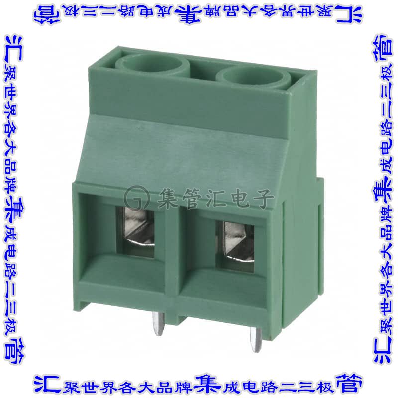 OSTT7022150 线对板连接器2POS接线端子9.53mm通孔水平带板图片