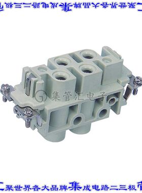 T2100062201-000 连接器4+2+接地插件母头螺钉