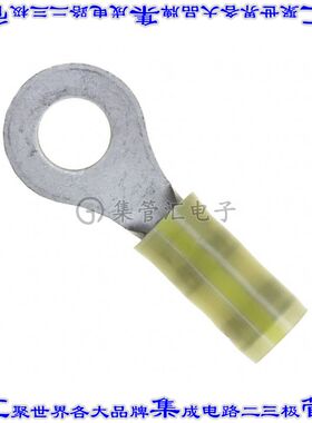 2-320569-5 环形连接器端子圆形1/4接线柱12AWG压接