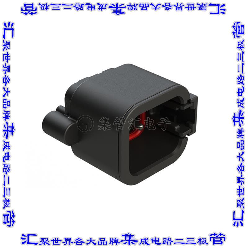 ATP04-6P-BM13 针座连接器6POS插座3排6.71mm公形插针通孔直针锡