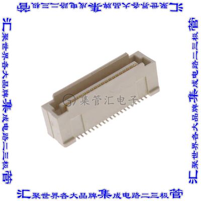 10144518-044802LF 板对板连接器40POS插头中央触点带2排0.8mm表