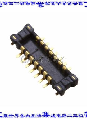 AXE614124 板对板连接器14POS接头外罩触点2排0.4mm表贴SMD镀金