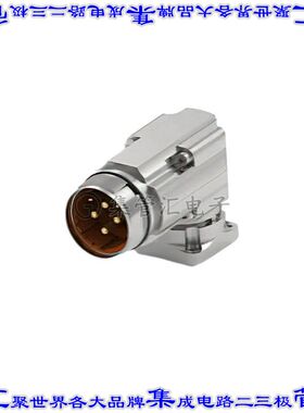 CGA257N00000056000 圆形连接器6POS插座外壳用于公插针银色面板