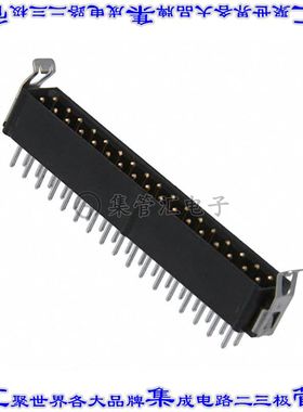 M80-8533442 针座连接器34POS接头2排2mm公形插针通孔直针镀金