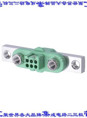 G125-2240696F5 矩形连接器外壳6POS插座2排1.25mm母形插口绿色面