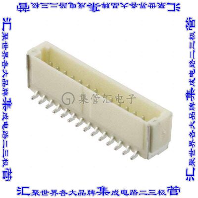 1-1734595-4 针座连接器14POS接头1mm公形插针表贴SMD锡