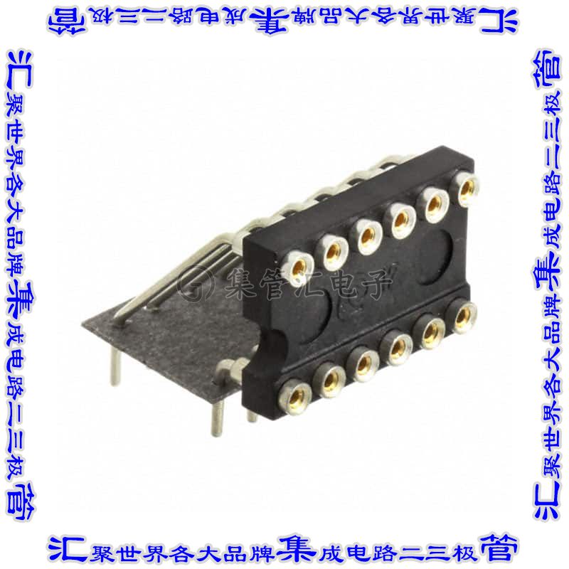 10-2820-90C 连接器IC插座DIP 5.08mm插口10(2 x 5)位置镀金通孔
