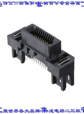 HSEC8-110-01-S-D-EM2 卡边缘连接器20POS母头2排0.8mm黑色镀金