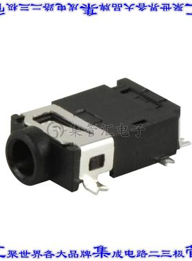 SJ2-2532B-SMT-TR 接插件连接器AUDIO JACK, 2.5 MM, RT, 2 CONDU