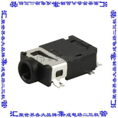 SJ2-2533C-SMT-TR 接插件连接器AUDIO JACK, 2.5 MM, RT, 3 CONDU