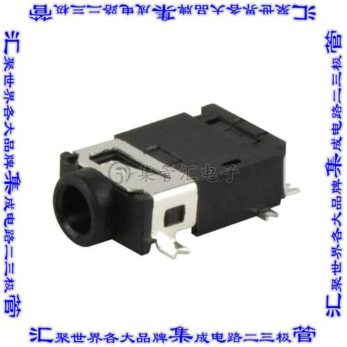 SJ2-2532B-SMT-TR 接插件连接器AUDIO JACK, 2.5 MM, RT, 2 CONDU