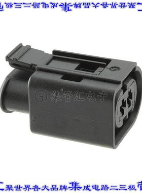 1-967412-2 矩形连接器外壳2POS插座5mm母形插口天然色自由悬挂