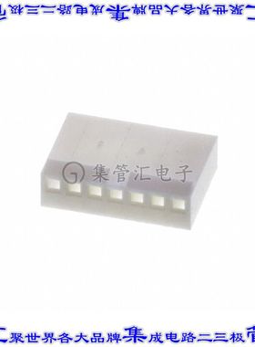 22012077 0022012077矩形连接器外壳7POS插座2.54mm白色自由悬挂