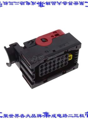 1-2208686-1 矩形连接器外壳21POS插座3排5mm母形插口黑色自由悬