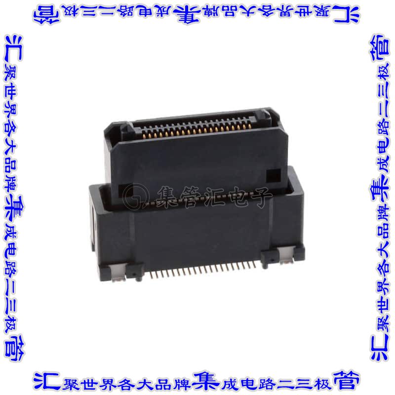AX01F040VACBR150 板对板连接器40POS插座中央带触点2排0.64mm表
