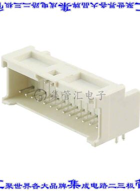 62402621722 针座连接器26POS接头2排2mm公形插针通孔直角锡