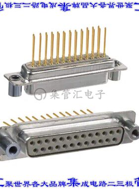 172-025-243R031 连接器25POS插座母插口2排D-Sub面板安装通孔