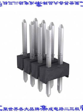 M20-9980446 针座连接器8POS可切割2排2.54mm公形插针通孔直针锡