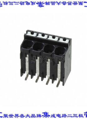 1824213 线对板连接器4POS接线端子3.81mm表面贴装垂直带板