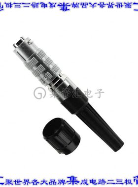 JB5DS04MM11N 圆形连接器4POS插头公引脚焊杯镀金自由悬挂