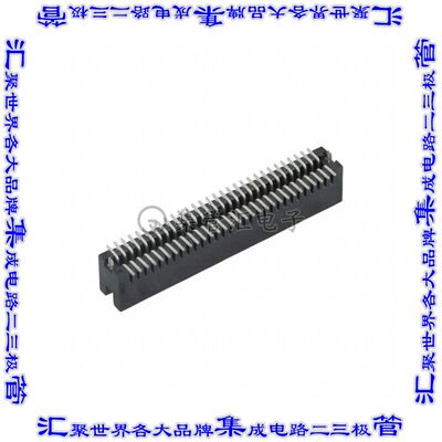 104656-6 针座连接器60POS接头2排1.27mm公形插针表贴SMD镀金