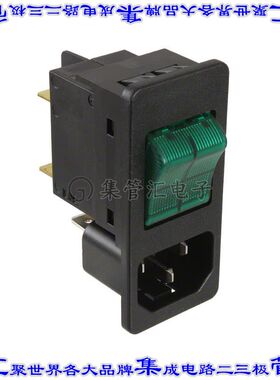 6135.0141.0210 电源接入连接器3POS插座公插片模块IEC320-C14面