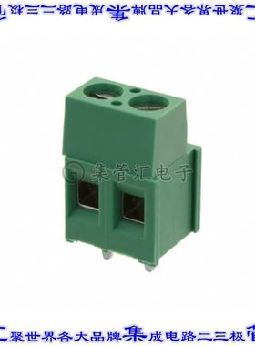 282841-2 线对板连接器2POS接线端子5.08mm通孔水平带板