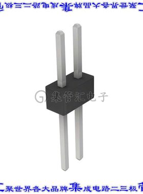 PEC01DACN 针座连接器2POS分离式2排公形插针通孔直针锡