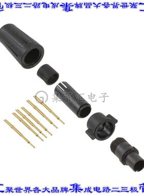 EN2C6M26G3W 圆形连接器6POS插头公引脚压接或焊杯镀金自由悬挂