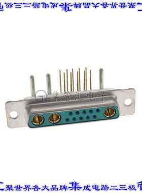 DB13W3S500A30LF 连接器13(10+3电源)插座母插口2排D-Sub组合式通