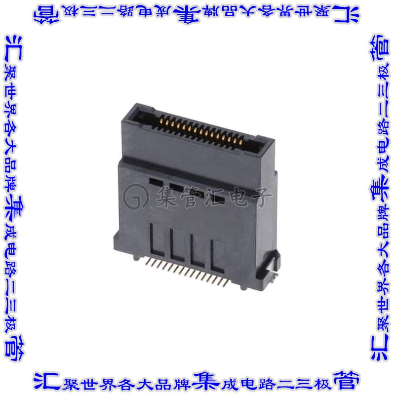 AX01R030VANBR200 板对板连接器30POS插头外罩触点2排0.64mm表贴S