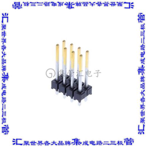 MTSW-104-22-L-D-440 针座连接器8POS可切割2排2.54mm公形插针通