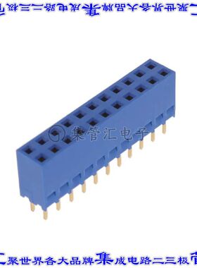 76314-111LF 针座连接器22POS插座2排2.54mm母形插口通孔直针镀金