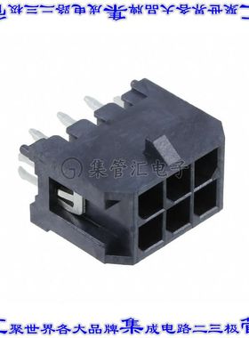 G88MP06102KEU 针座连接器6POS接头2排3mm公形插针通孔直针锡