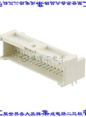 62403421722 针座连接器34POS接头2排2mm公形插针通孔直角锡