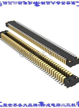 AXT680124 板对板连接器80POS接头中央触点带2排0.4mm表贴SMD镀金