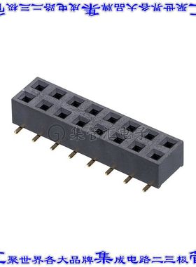 M20-7810845R 针座连接器16POS插座2排2.54mm母形插口表贴SMD镀金