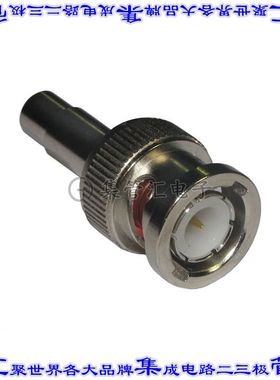 112128 同轴连接器BNC插头公引脚压接50欧姆自由悬挂