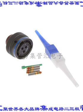 MS27473T12B3S 圆形连接器3POS插头母插口压接镀金自由悬挂